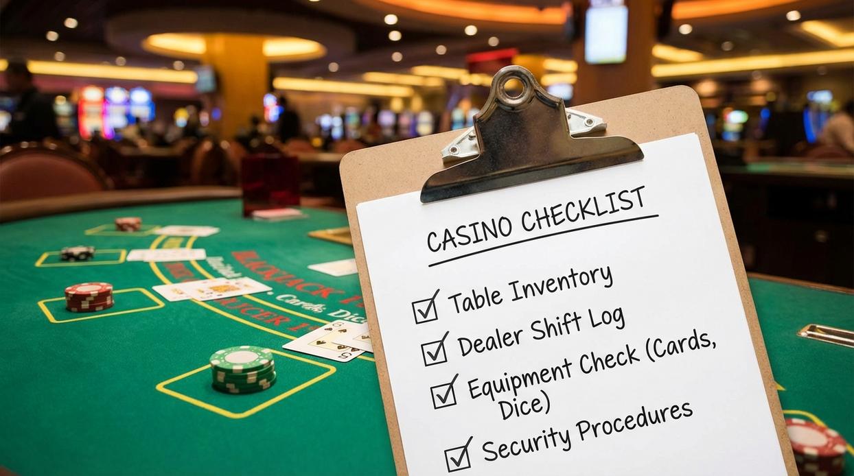 casino checklist