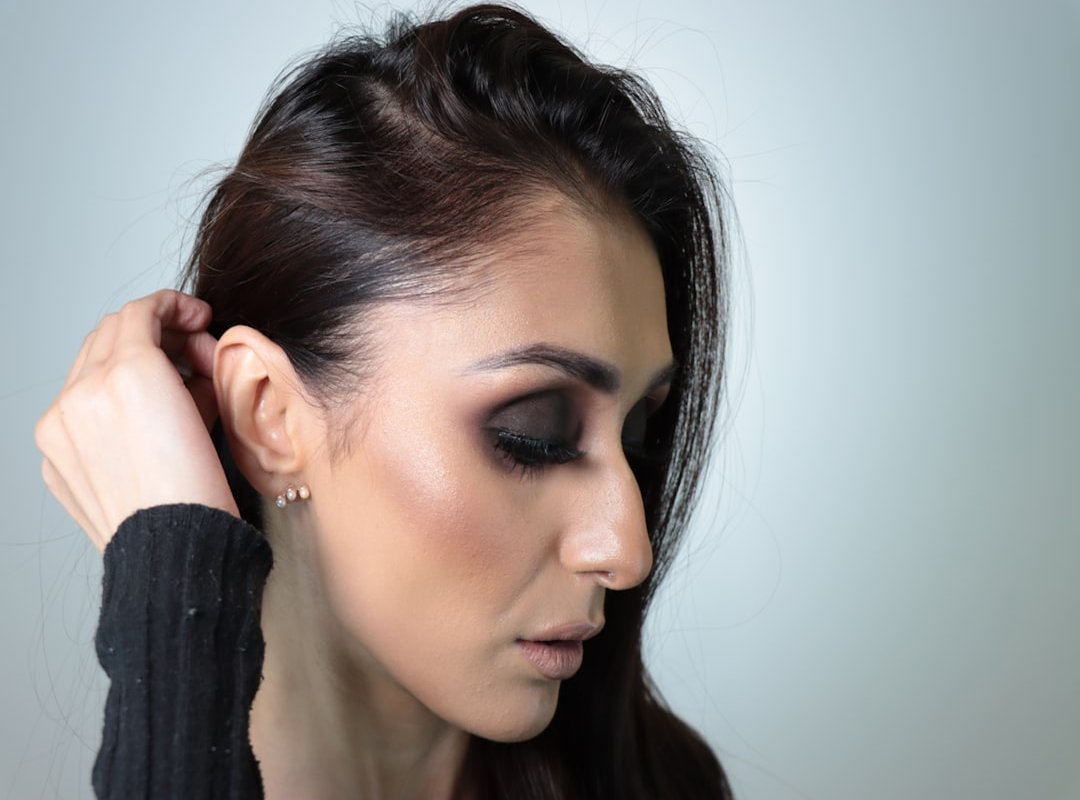smokey eye look