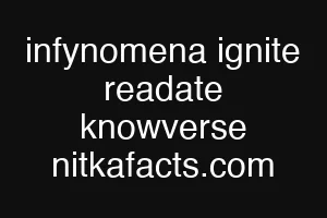 infynomena ignite readate knowverse nitkafacts.com